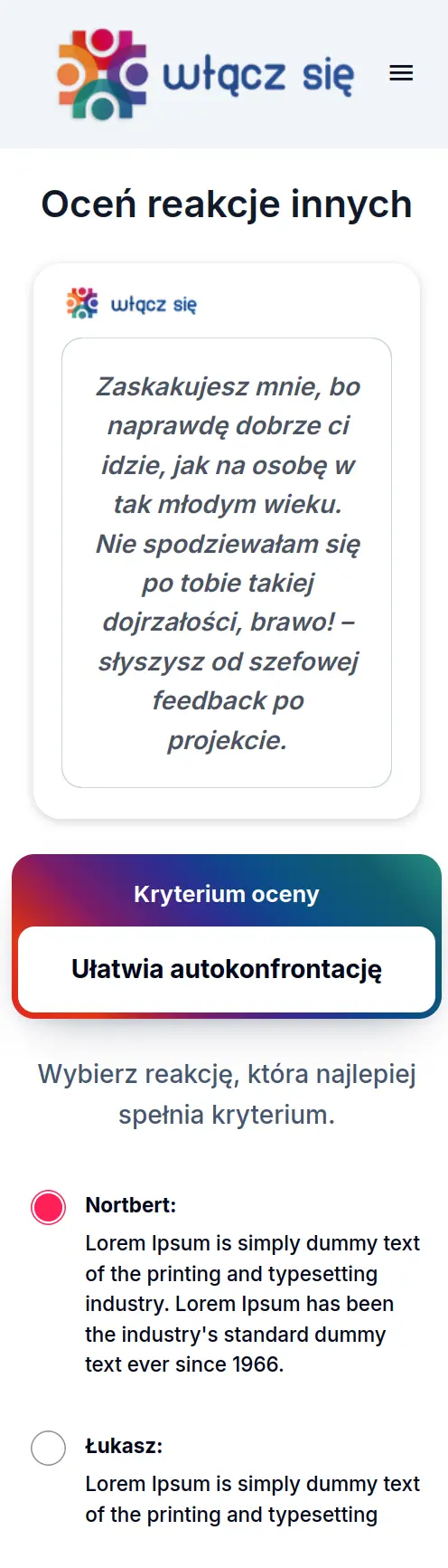 Głosowanie na telefonie